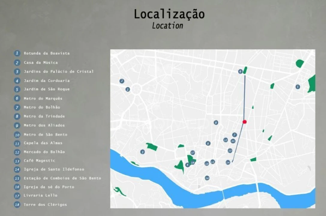 Apartamento T2 para Venda em Cedofeita, Santo Ildefonso, Sé, Miragaia, São Nicolau e Vitória Foto 4