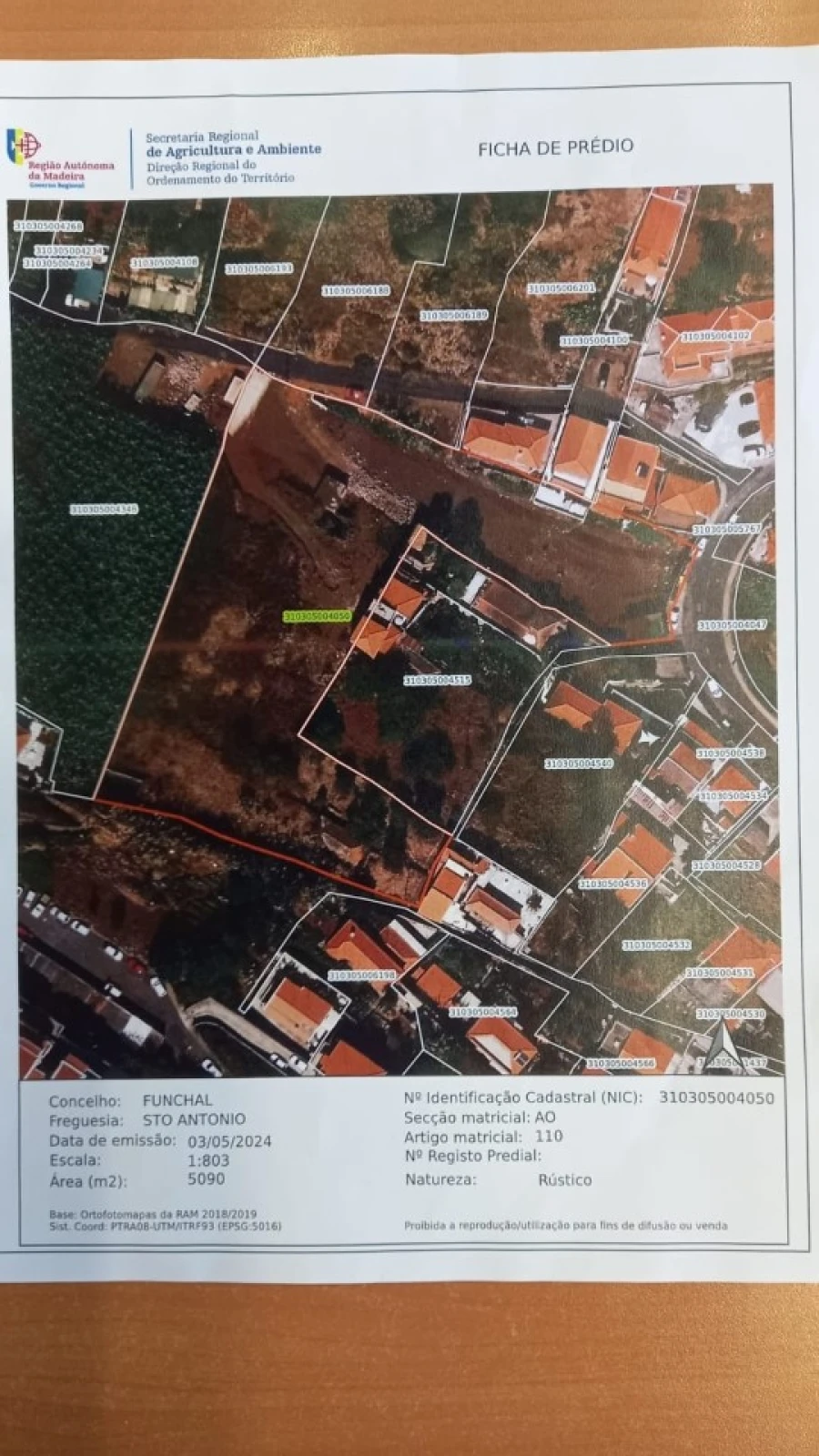 Terreno para Venda em Santo Antonio Planta 3