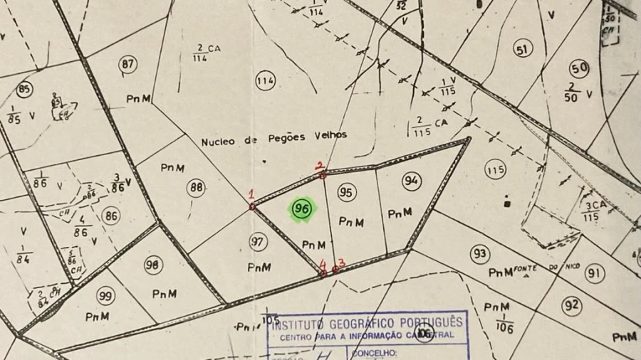 Terreno para Venda em Pegões Planta 1