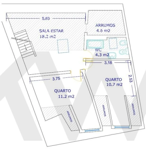 Apartamento T3 para Venda em Campo de Ourique
