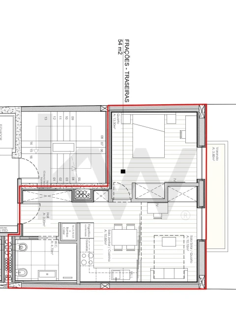 Apartamento T1 para Arrendamento em Paranhos