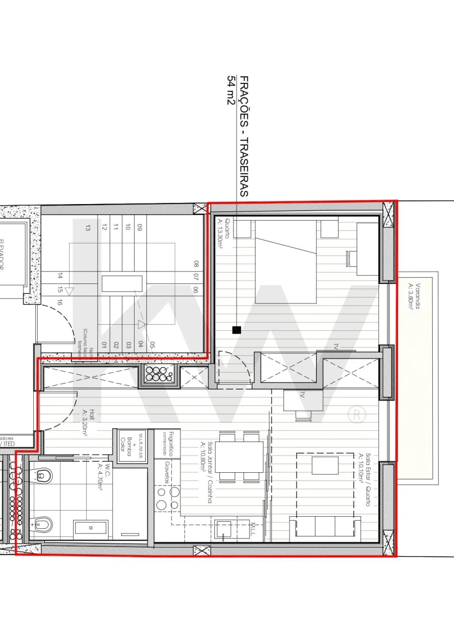Apartamento T1 para Arrendamento em Paranhos Foto 16