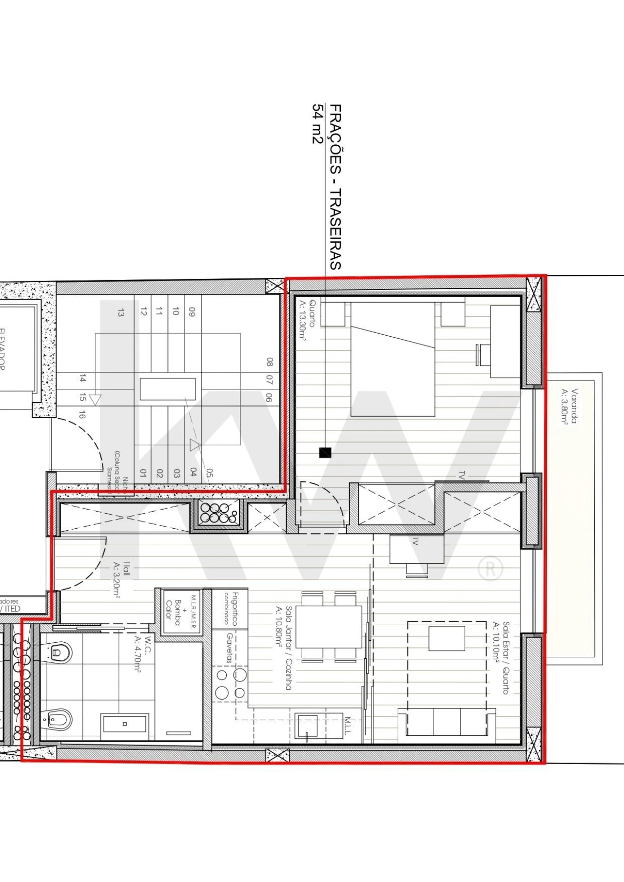 Apartamento T1 para Arrendamento em Paranhos Foto 16