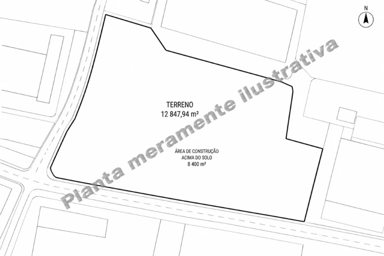 Terreno para Venda em Campo e Sobrado Planta 1