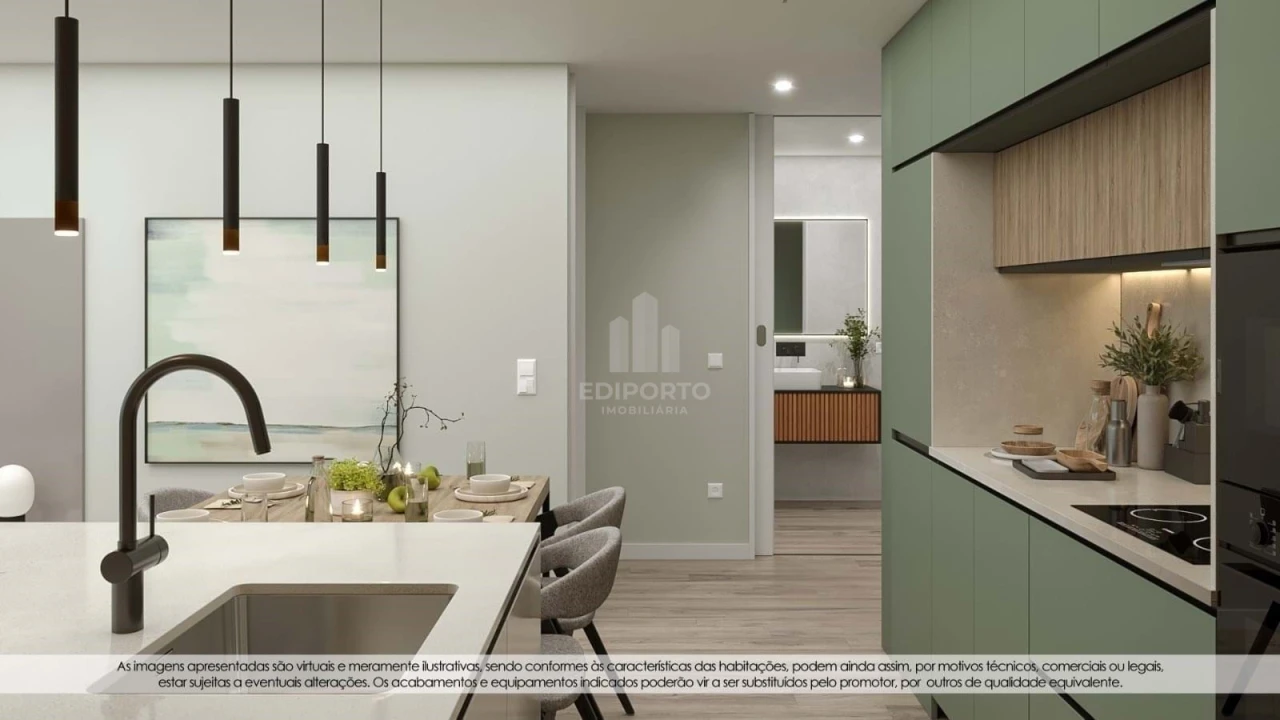 Apartamento T1 para Venda em Santa Marinha e São Pedro da Afurada Foto 8