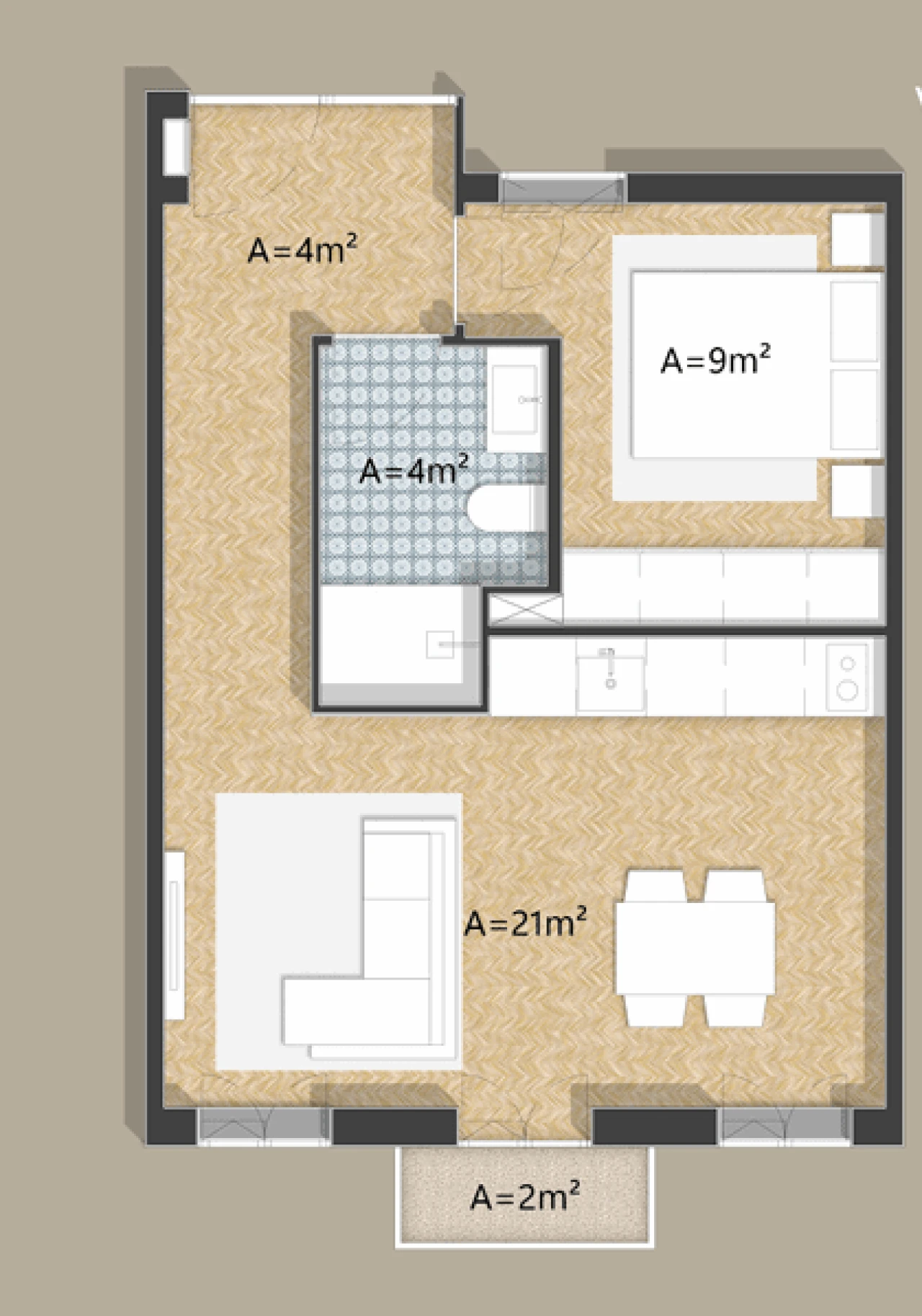 Apartamento T1 para Venda em Bonfim Foto 7