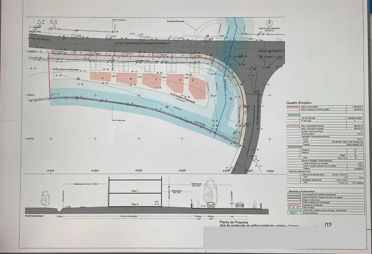 Terreno para Venda em Foz do Arelho Planta 1