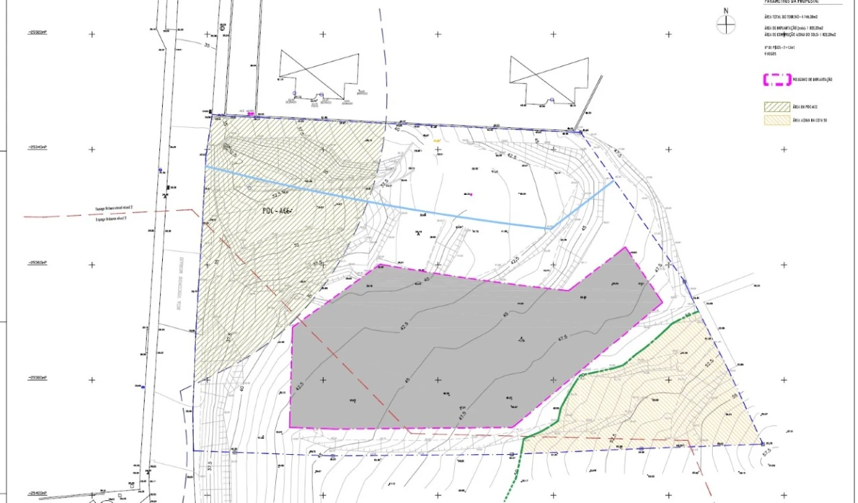 Terreno para Venda em Foz do Arelho Planta 2
