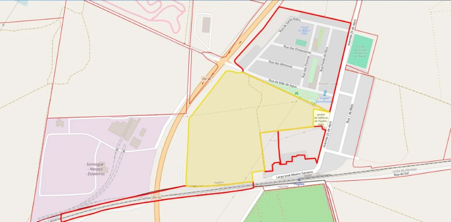 Terreno para Venda em Pegões Planta 5
