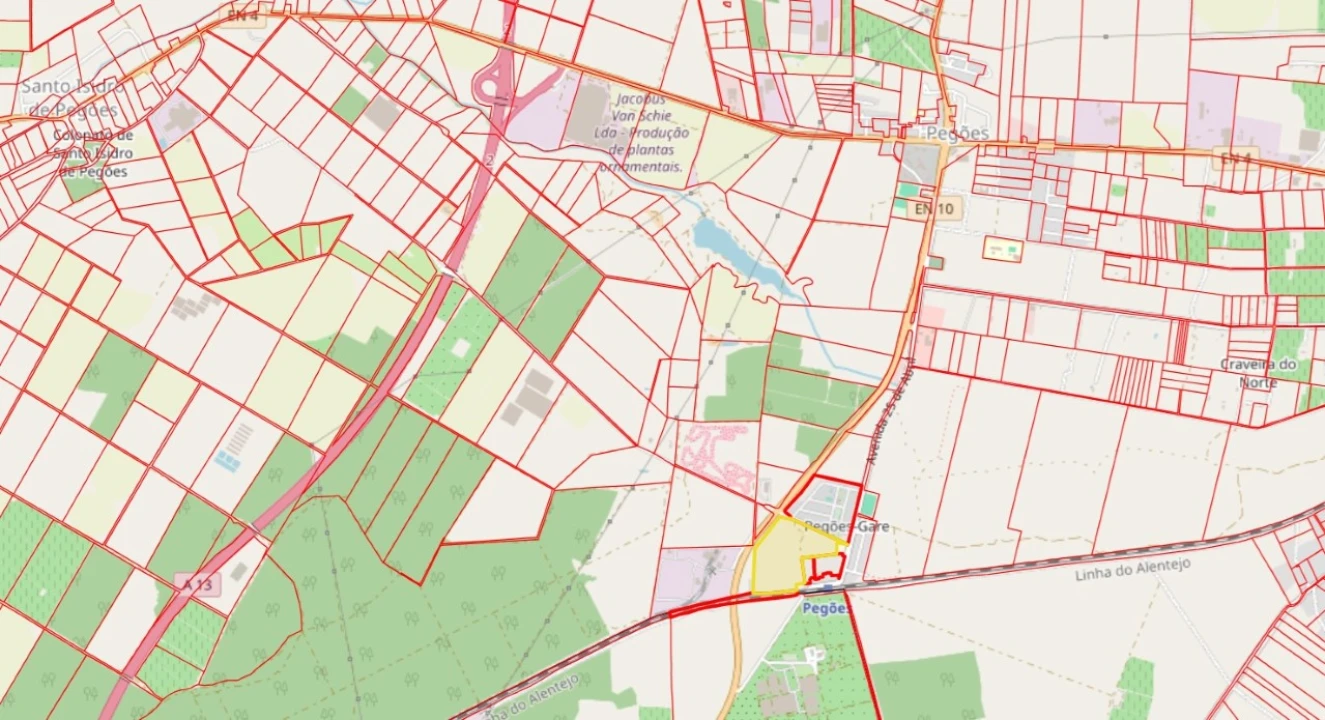 Terreno para Venda em Pegões Planta 7