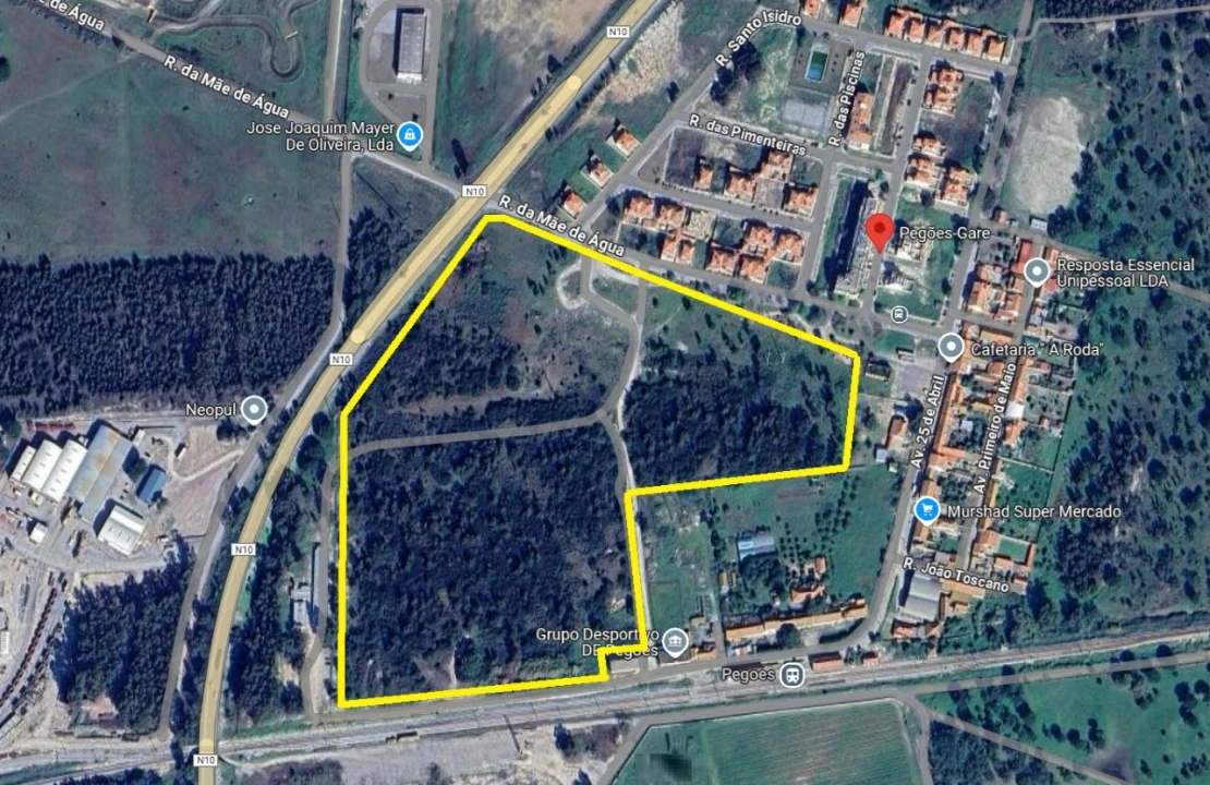 Terreno para Venda em Pegões Planta 2