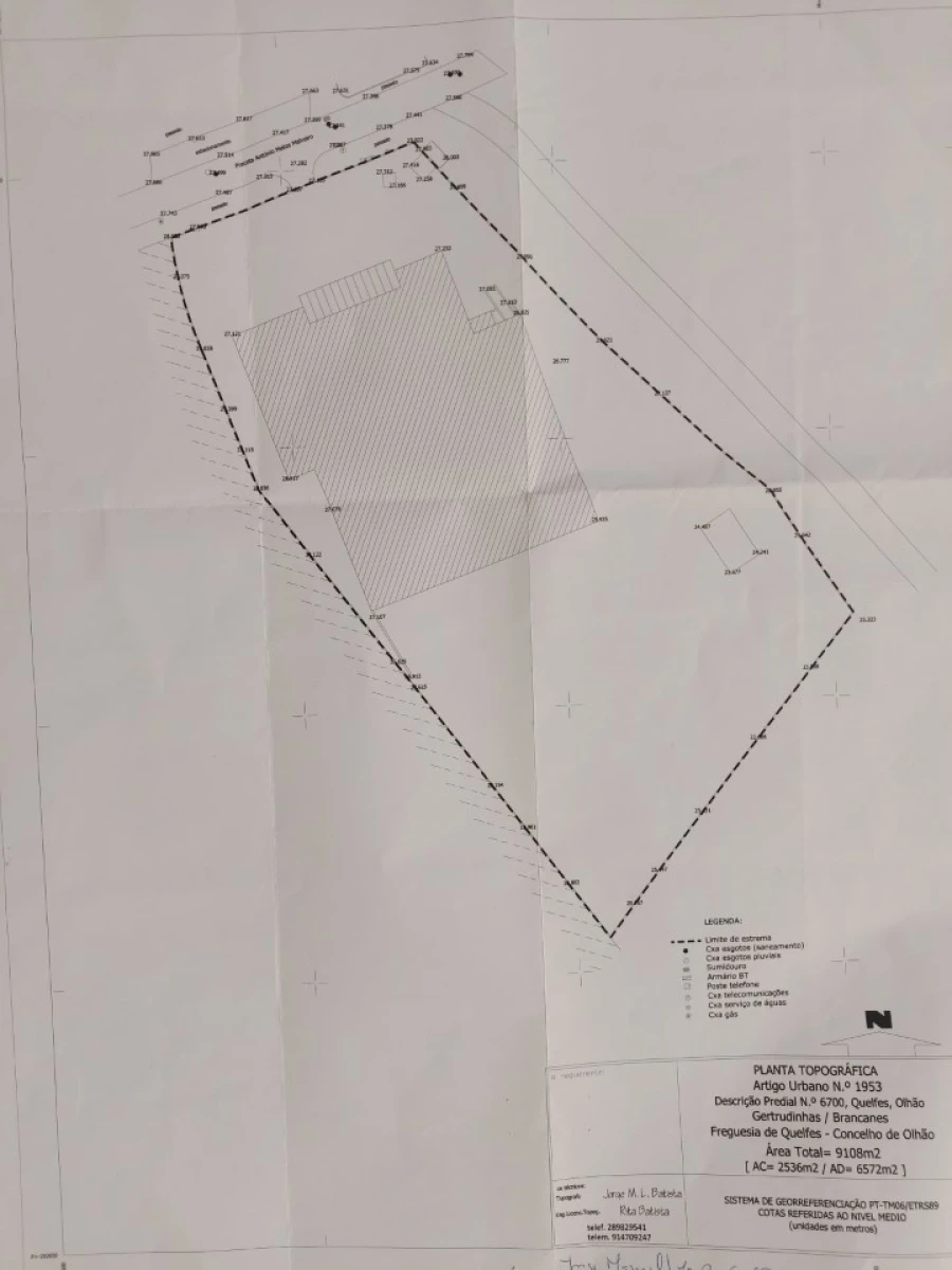 Terreno para Venda em Quelfes Planta 1
