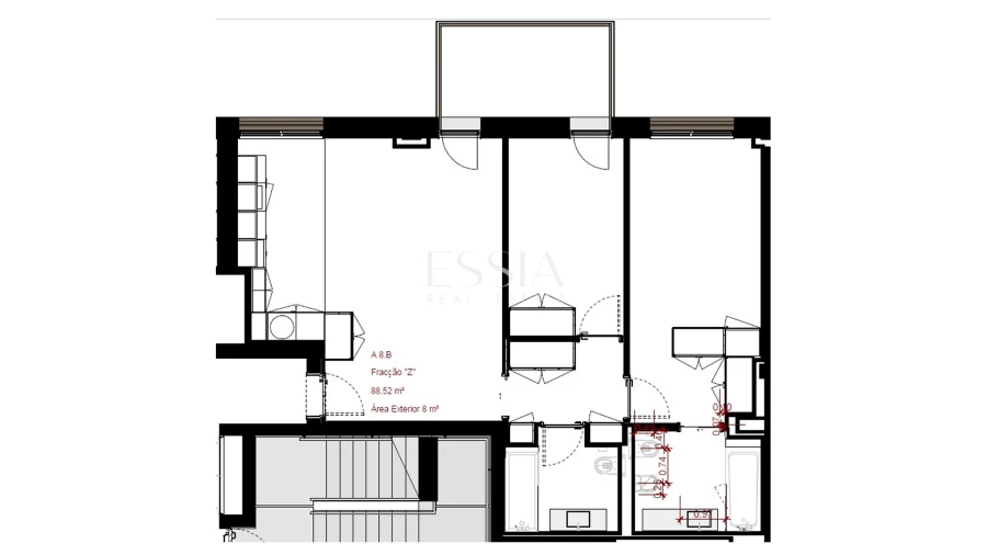 Apartamento T2 para Venda em Campanhã Foto 34