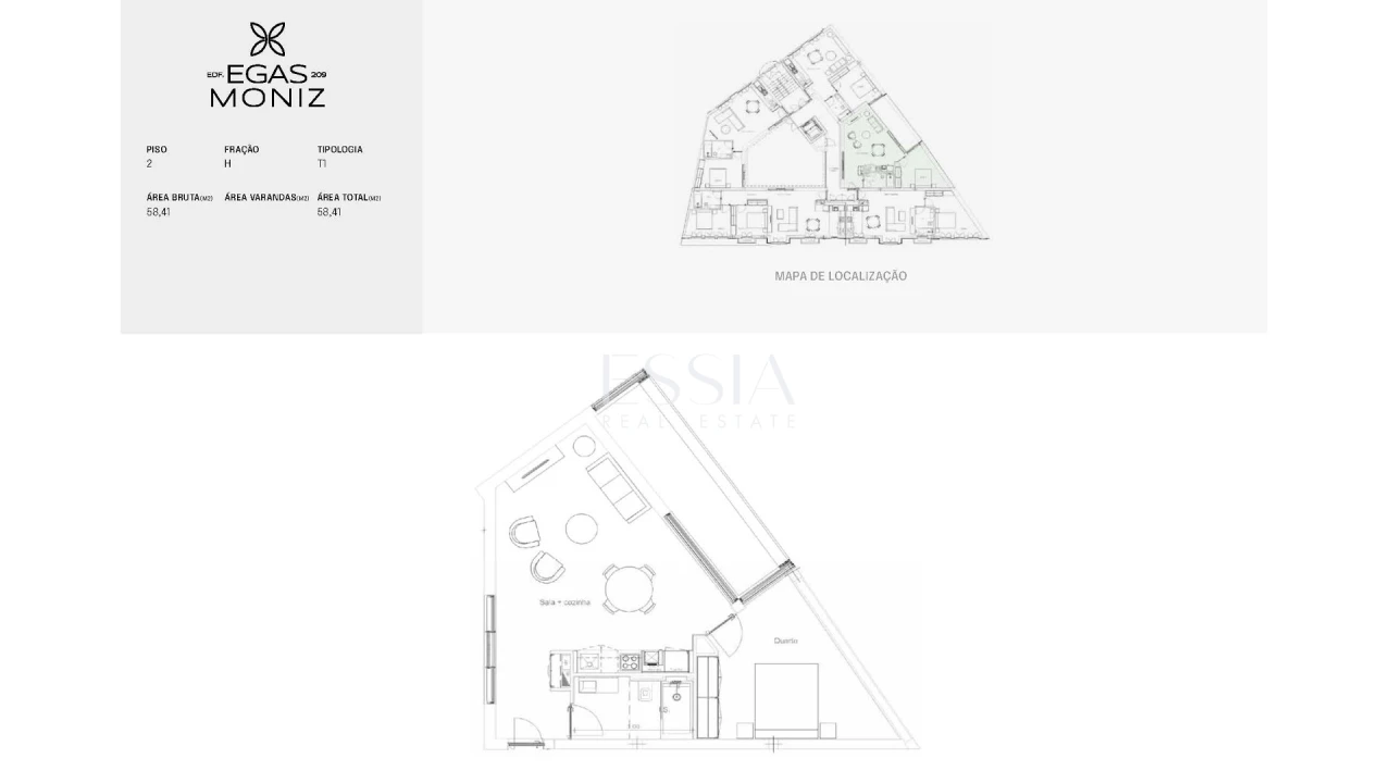 Apartamento T1 para Venda em Cedofeita, Santo Ildefonso, Sé, Miragaia, São Nicolau e Vitória Foto 8