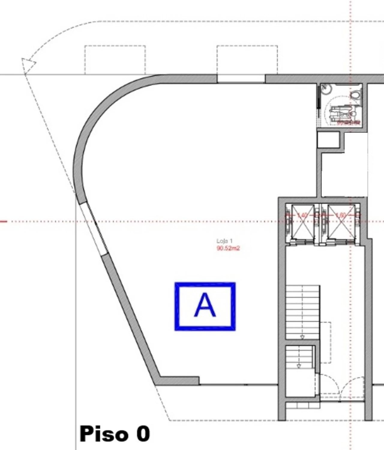 Loja para Arrendamento em Santo Antonio dos Olivais Foto 12