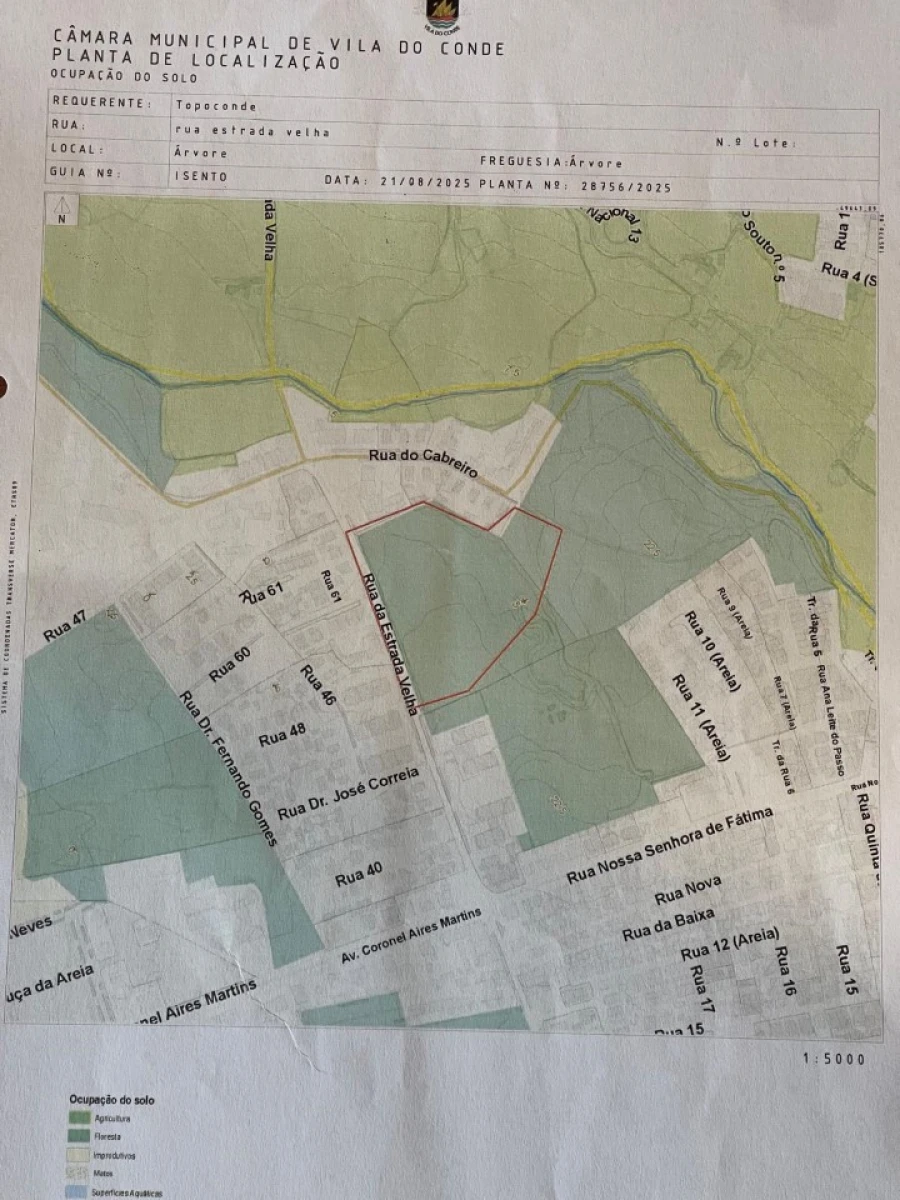 Terreno para Venda em Arvore Planta 1