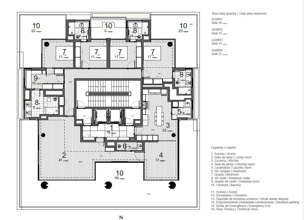 Apartamento T4 para Venda em Aldoar, Foz do Douro e Nevogilde Foto 20