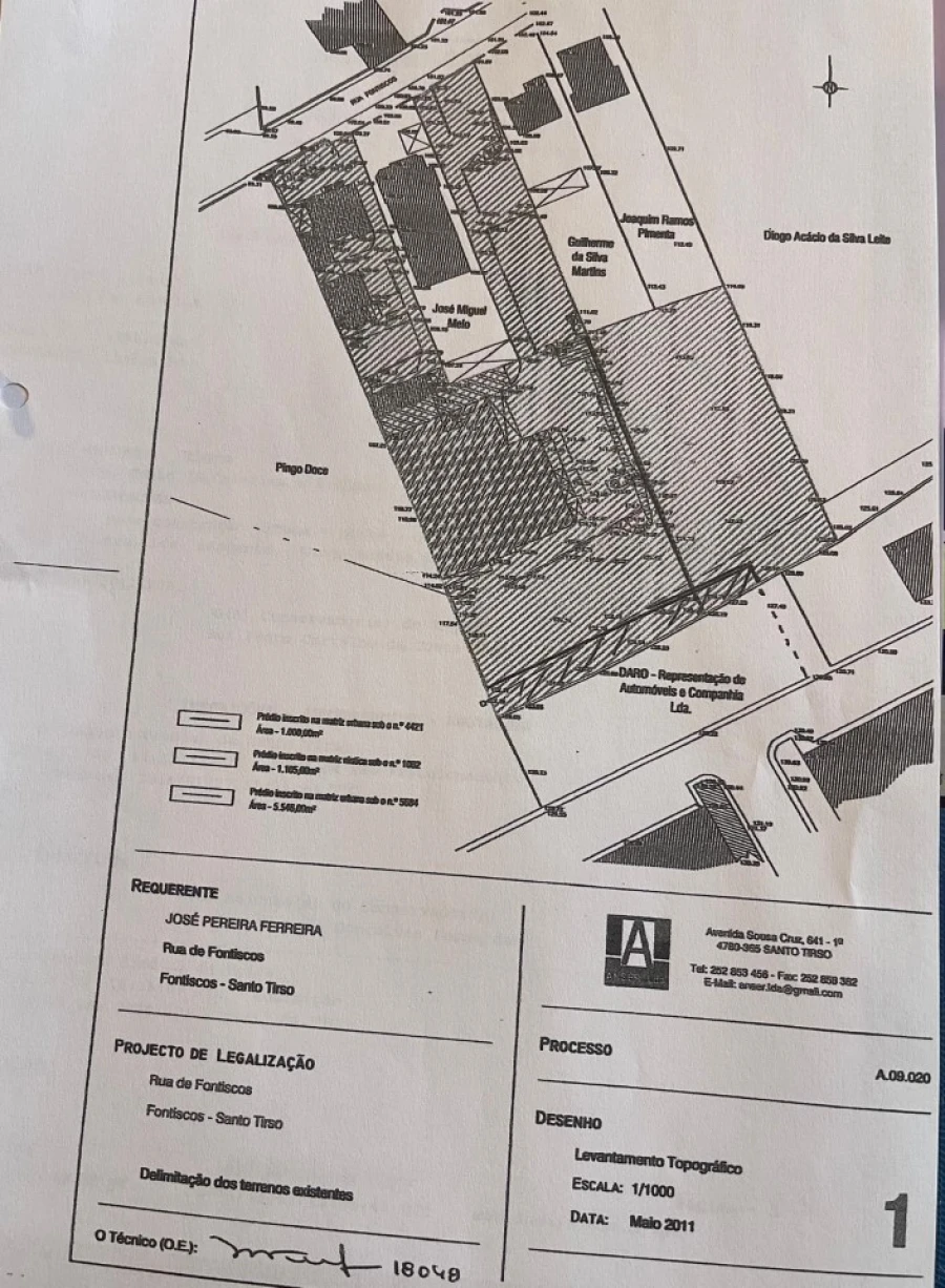 Terreno para Venda em Santo Tirso, Couto (Santa Cristina e São Miguel) e Burgães Planta 1