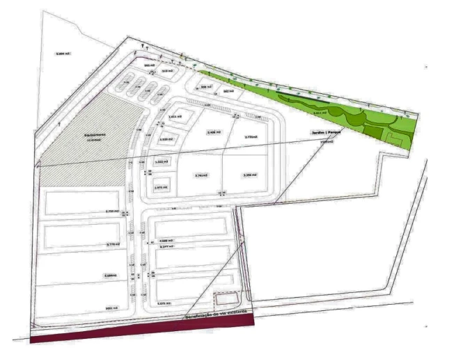 Terreno para Venda em Pegões Planta 1