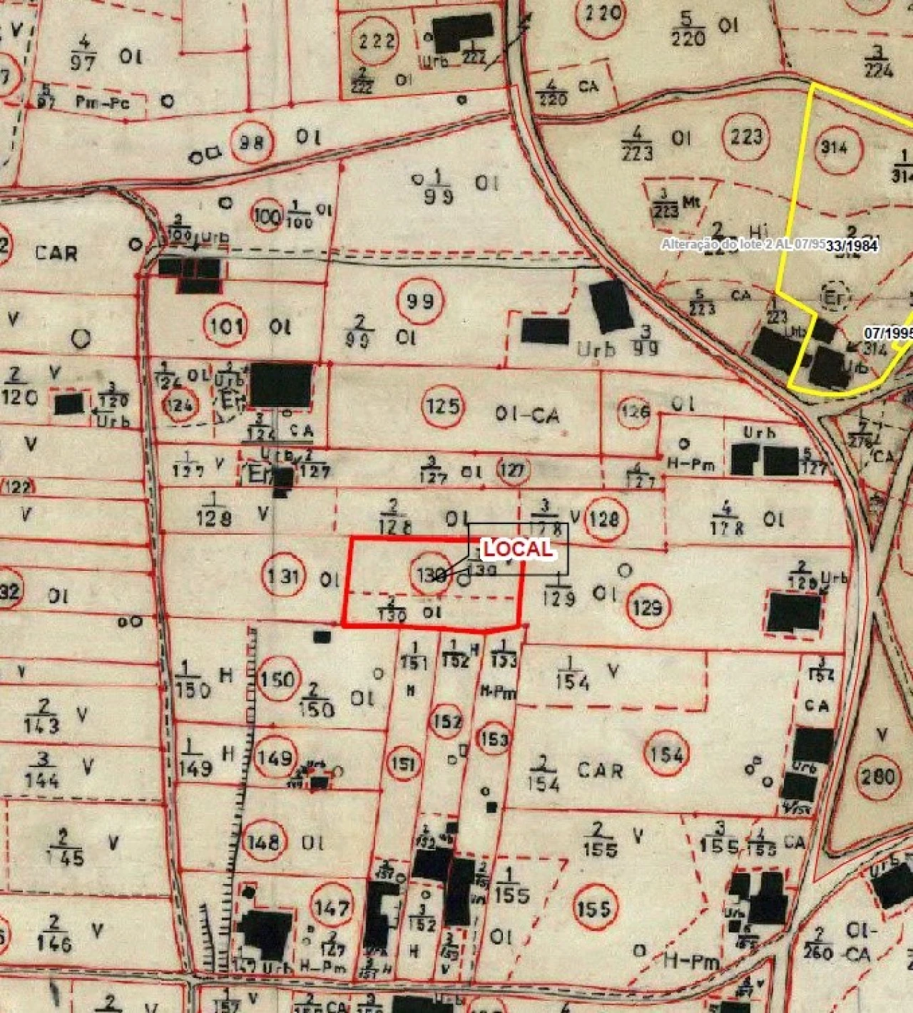 Terreno para Venda em São Pedro de Tomar Planta 3