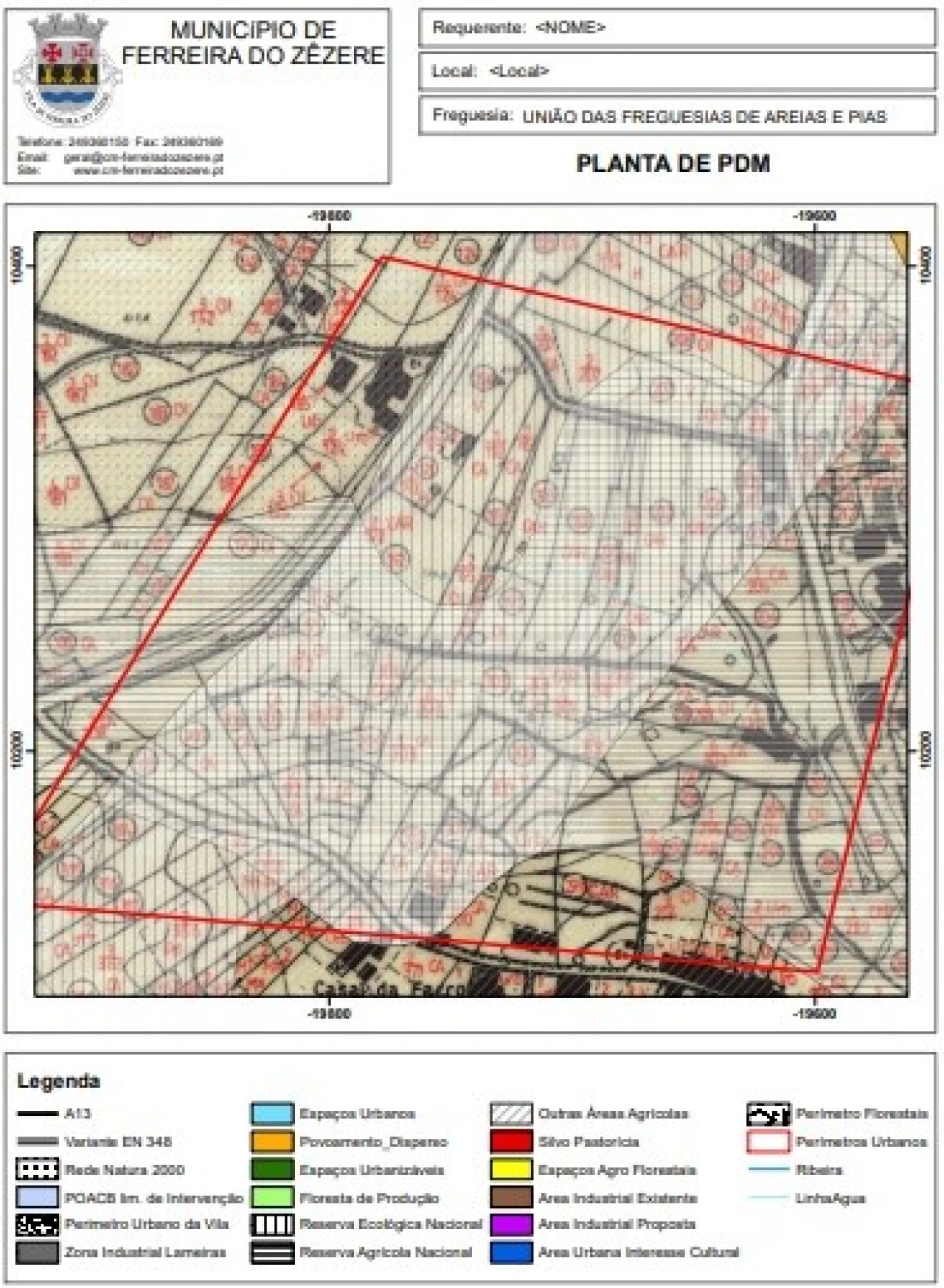 Terreno para Venda em Chãos Planta 3