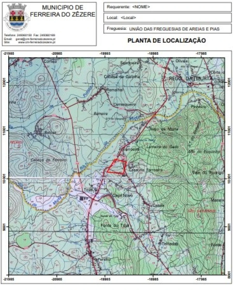 Terreno para Venda em Chãos Planta 1