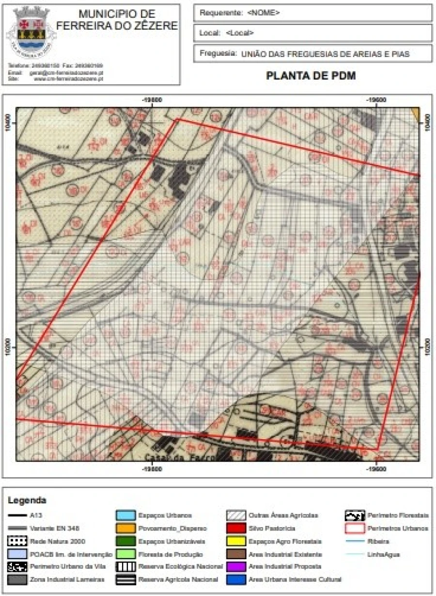 Terreno para Venda em Chãos Planta 3