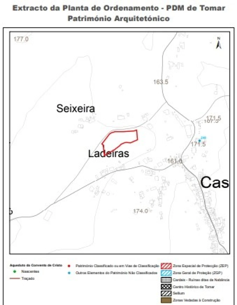 Terreno para Venda em Casais e Alviobeira Planta 8