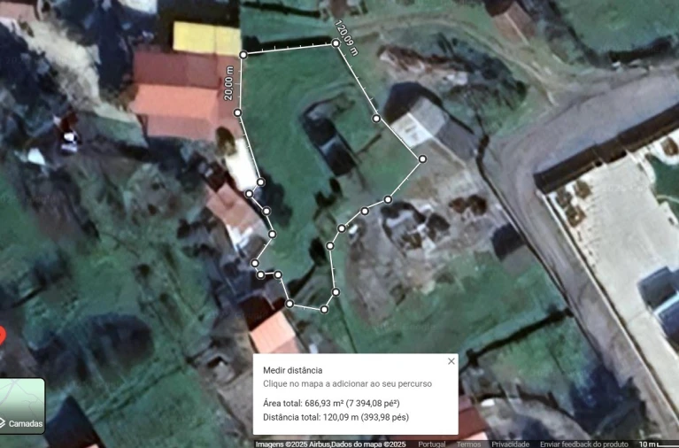 Terreno para Venda em Faíl e Vila Chã de Sá Planta 1