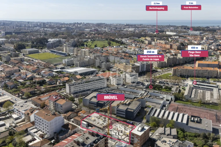 Apartamento T2 para Venda em Custóias, Leça do Balio e Guifões Foto 5