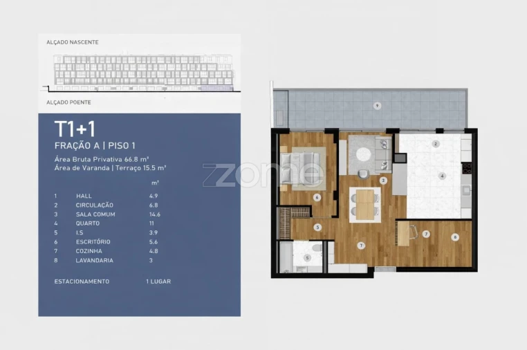 Apartamento T2 para Venda em Custóias, Leça do Balio e Guifões Foto 29