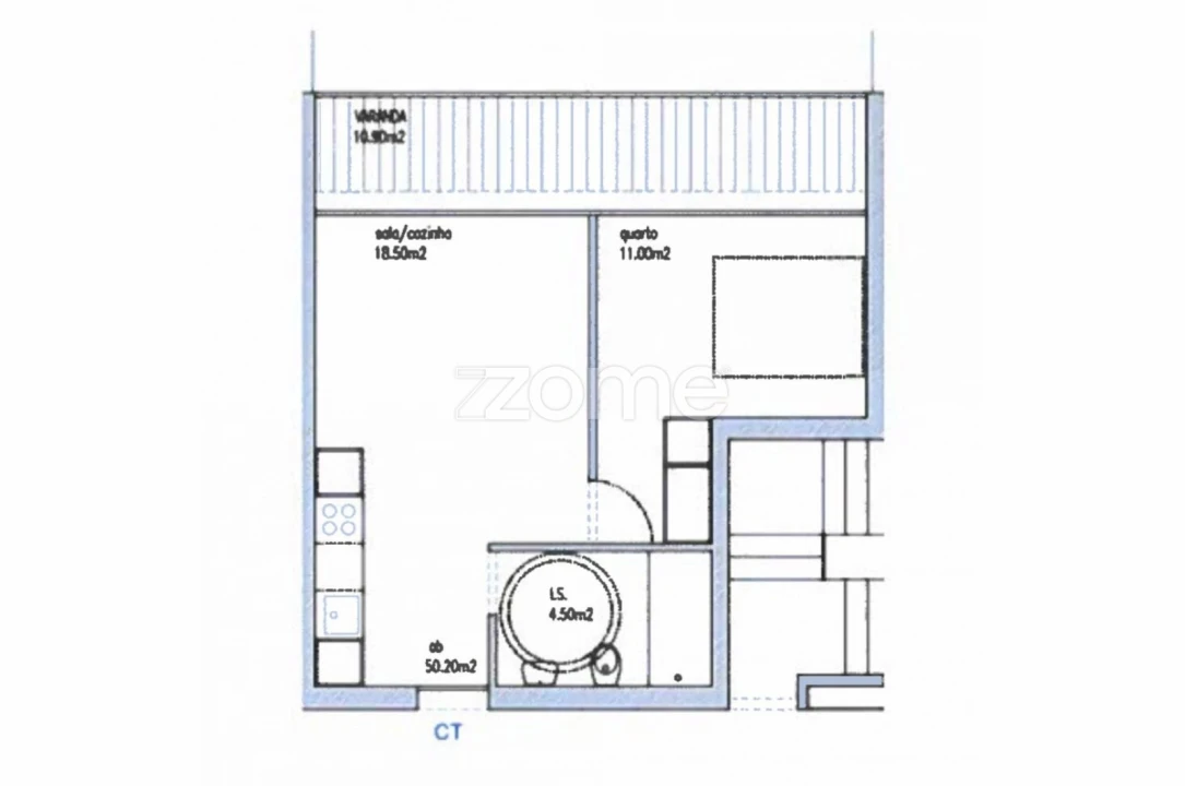 Apartamento T1 para Venda em São Mamede de Infesta e Senhora da Hora Foto 13
