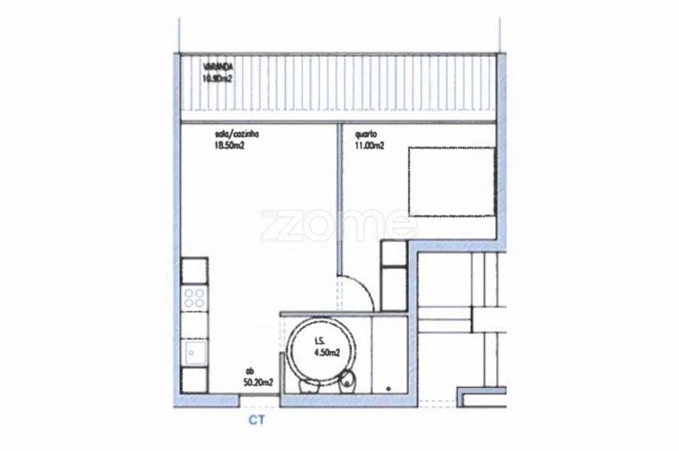 Apartamento T1 para Venda em São Mamede de Infesta e Senhora da Hora Foto 13