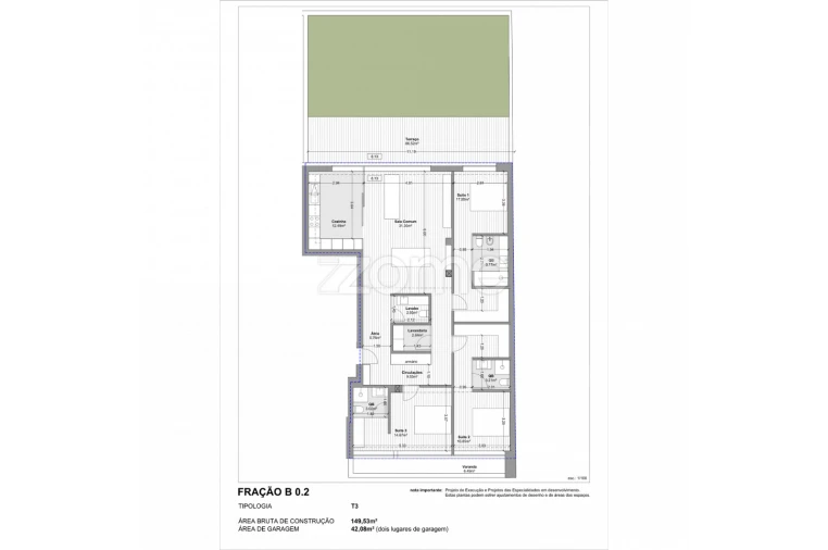 Apartamento T3 para Venda em Vila do Conde Foto 16