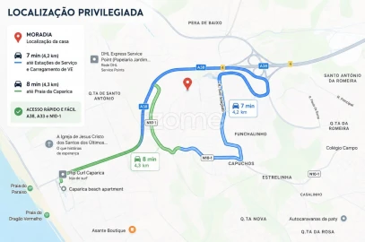 Moradia T6 para Venda em Caparica e Trafaria