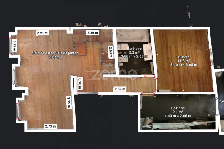Apartamento T3 para Venda em Campo de Ourique Planta 2