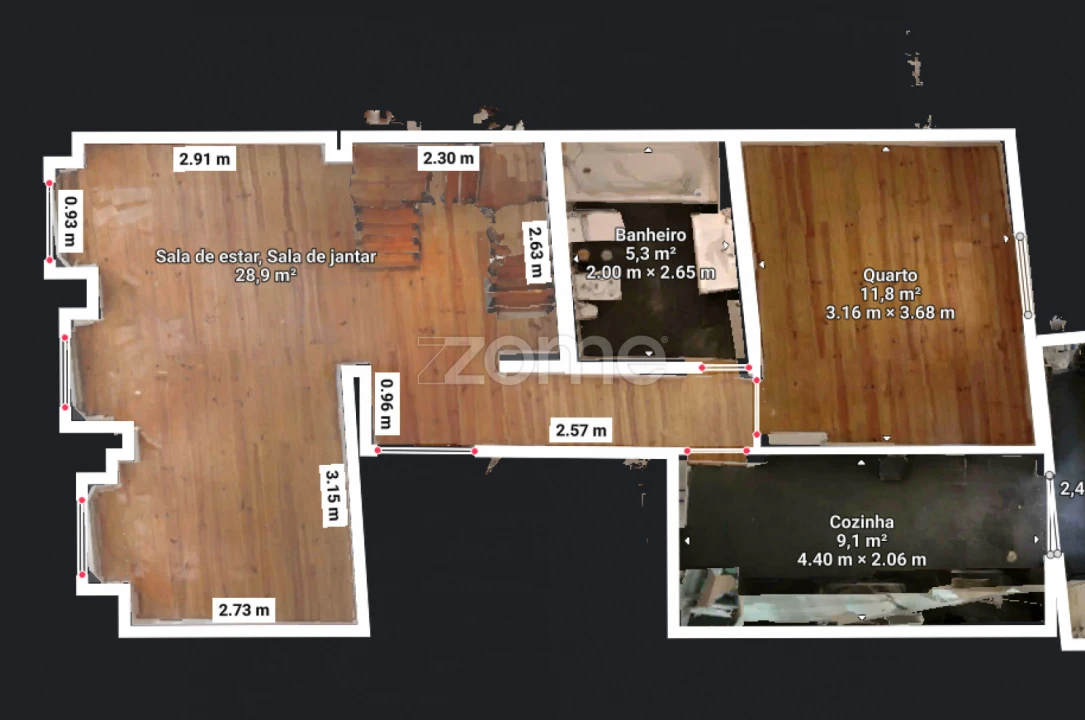 Apartamento T3 para Venda em Campo de Ourique Planta 2