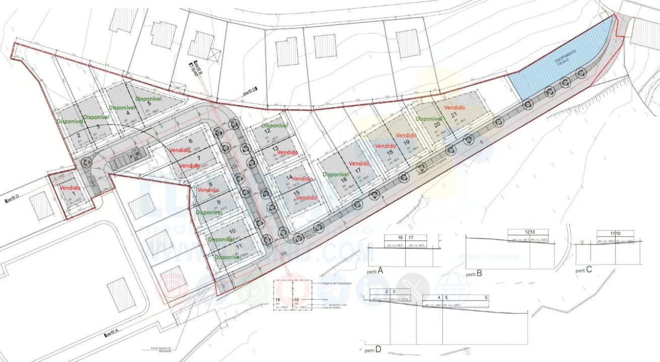 Terreno para Venda em Palmeira Planta 2