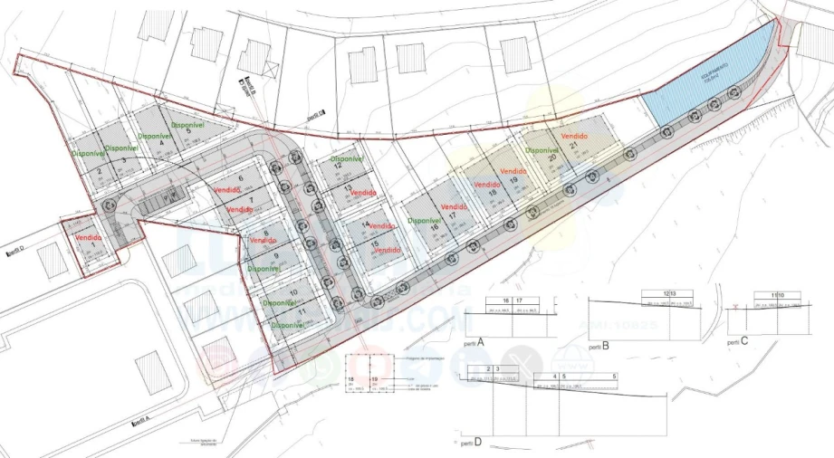 Terreno para Venda em Palmeira Planta 2