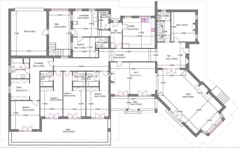 Moradia T5 para Arrendamento em Lordelo Foto 29