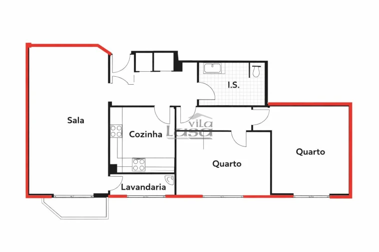 Apartamento T2 para Venda em Mafamude e Vilar do Paraíso Foto 17