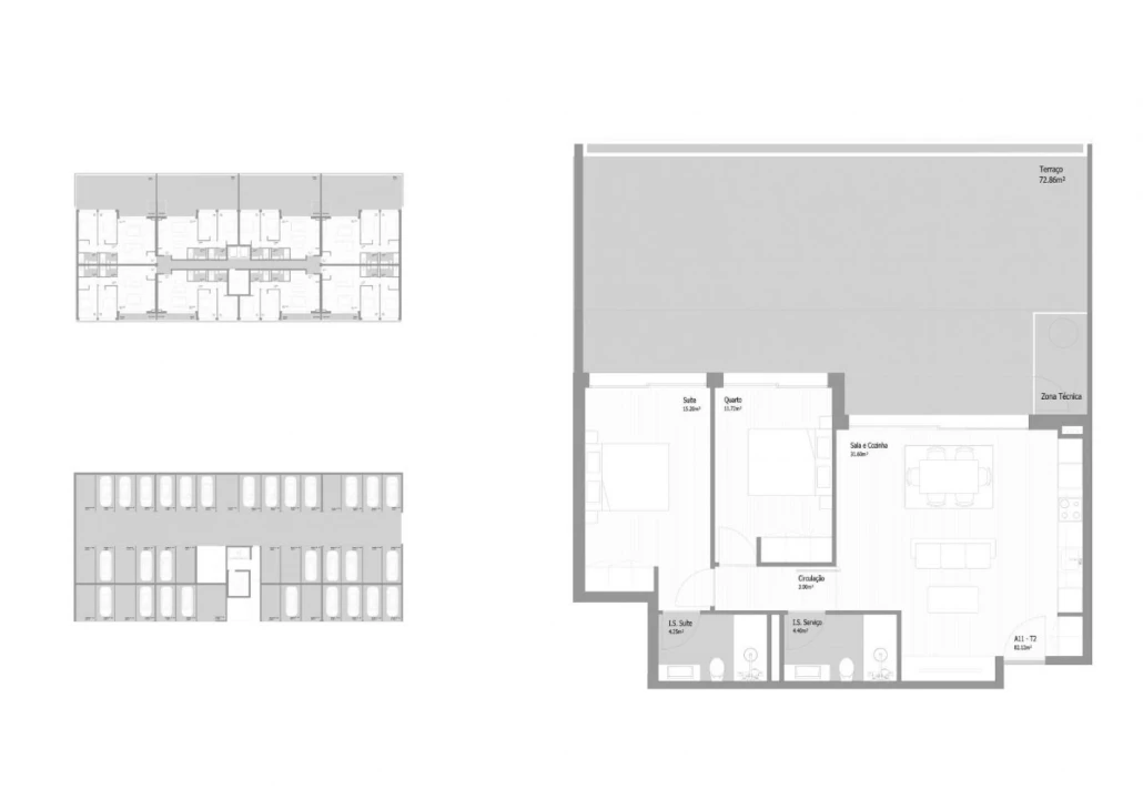 Apartamento T2 para Venda em Fânzeres e São Pedro da Cova Foto 15