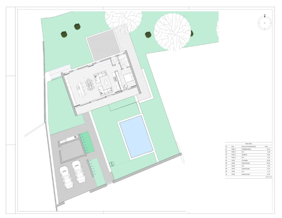 Terreno para Venda em Venade e Azevedo Planta 5