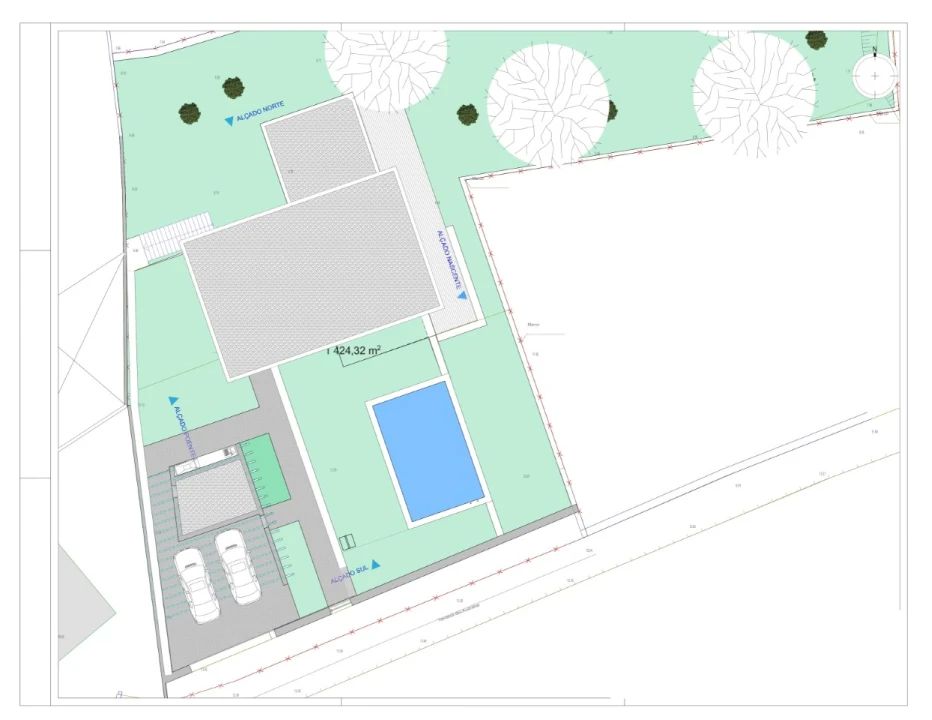 Terreno para Venda em Venade e Azevedo Planta 6