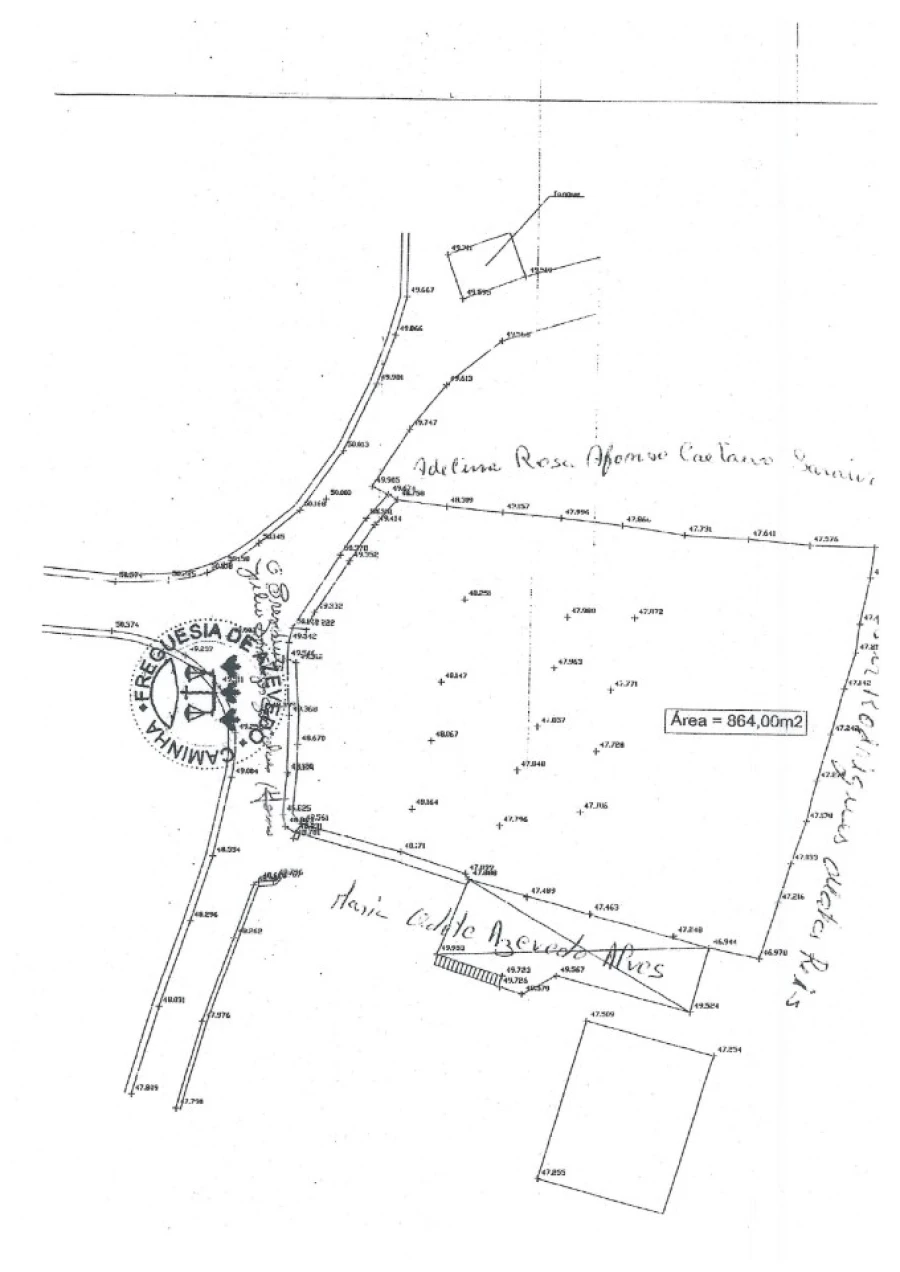 Terreno para Venda em Venade e Azevedo Planta 1