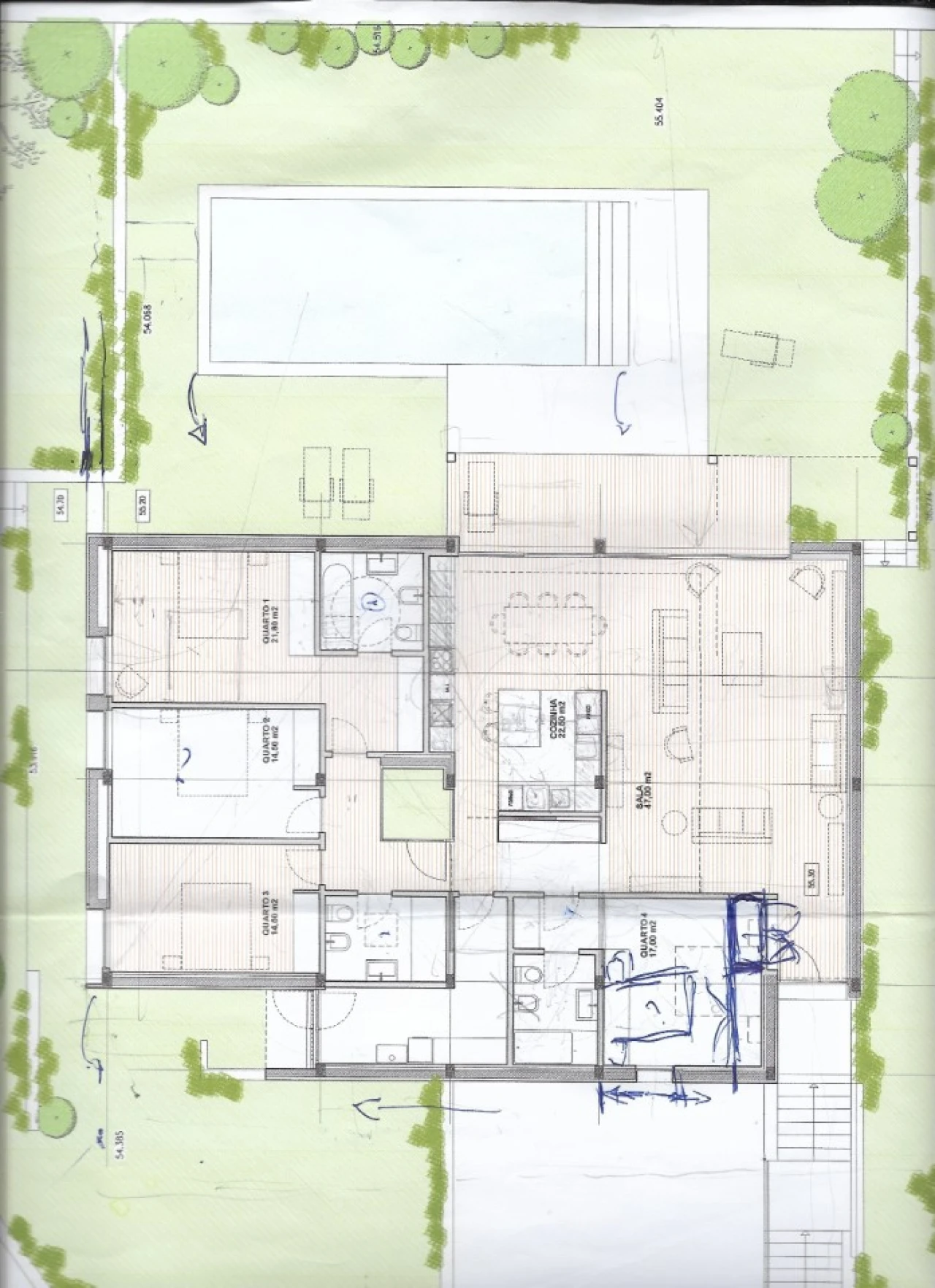 Terreno para Venda em Venade e Azevedo Planta 2
