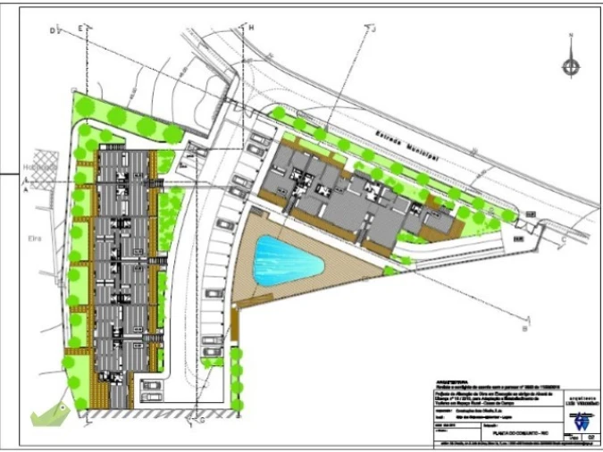 Terreno para Venda em Estômbar e Parchal Planta 1