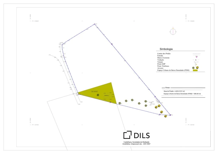 Terreno para Venda em Santa Maria do Castelo e Santiago e Santa Susana Planta 1