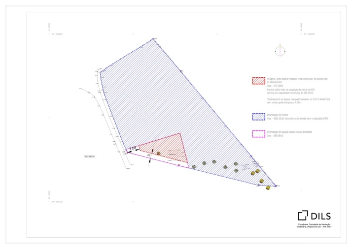 Terreno para Venda em Santa Maria do Castelo e Santiago e Santa Susana Planta 2