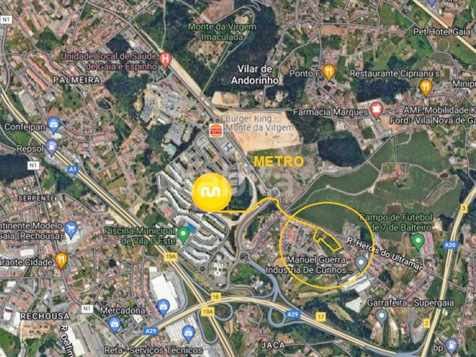 Terreno para Venda em Vilar de Andorinho Foto 13